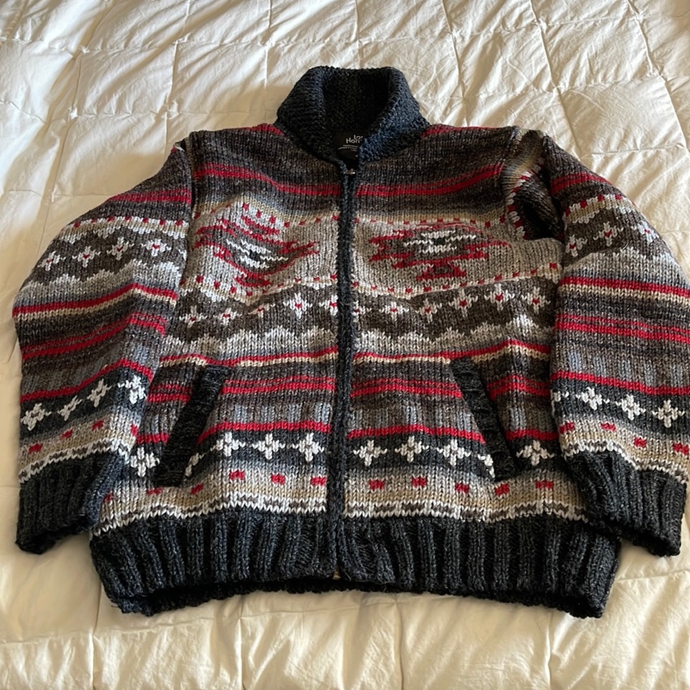 Territory Ahead wool cardigan zip sweater